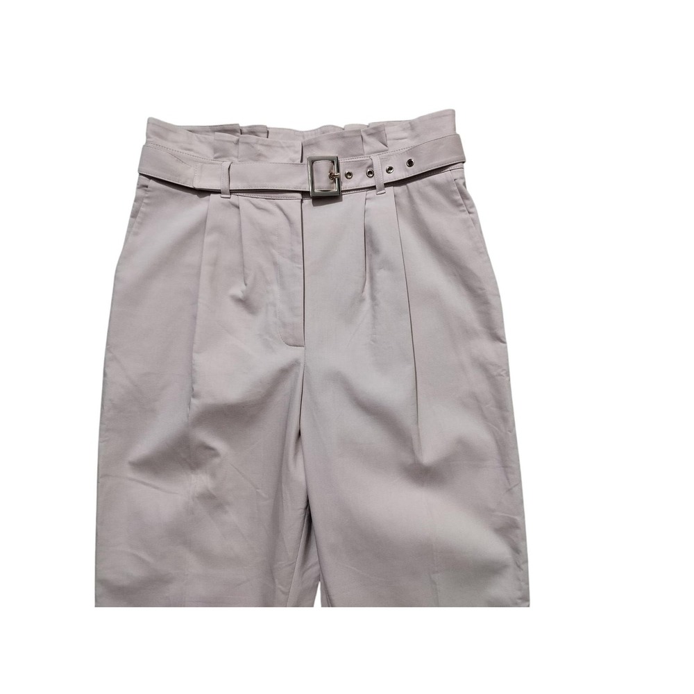 New Ted Baker London Women's Tan Lucjat Tailored Welt Pockets Trouser Pants Sz 6 - Picture 3 of 12